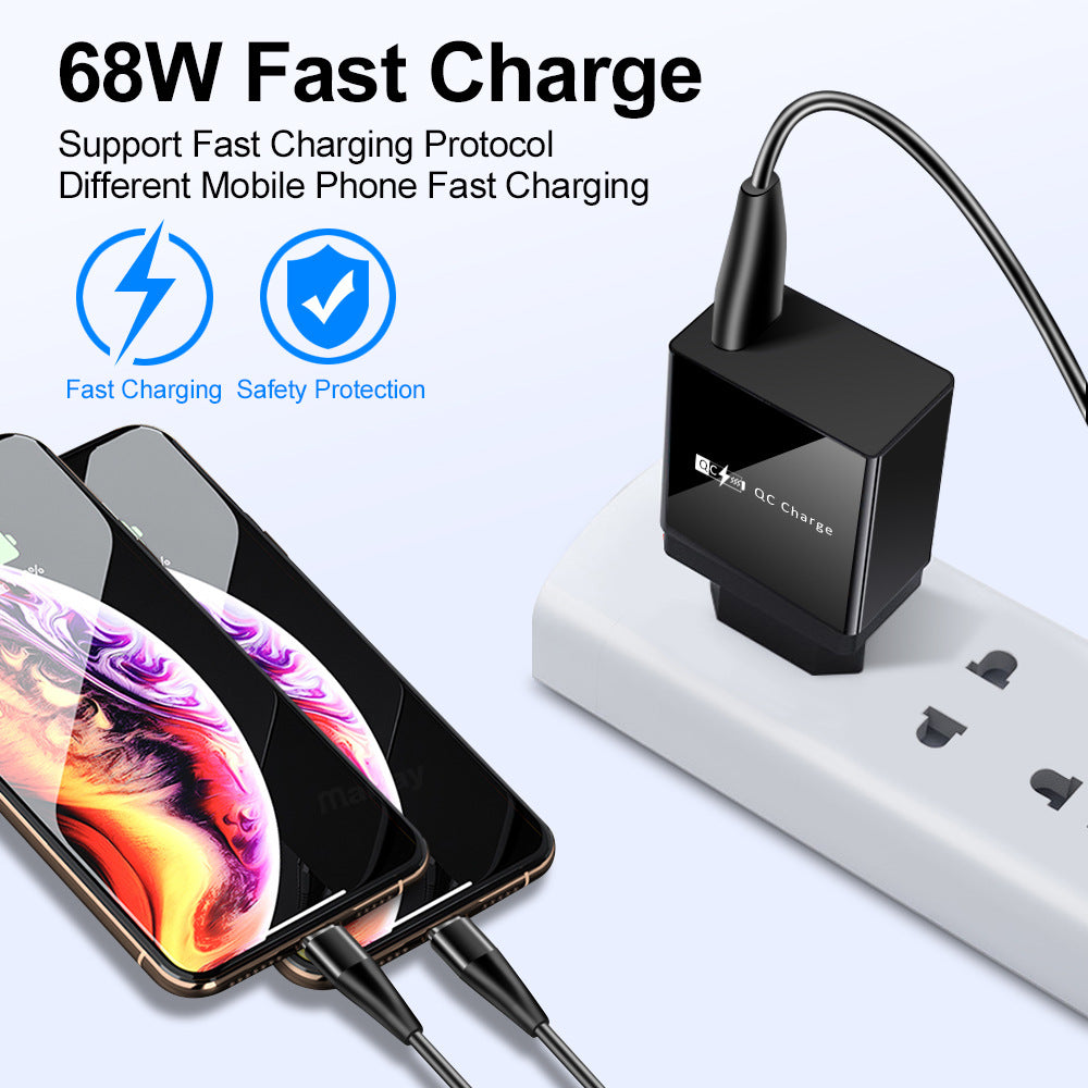 Chargeur secteur rapide 20 W pour téléphone