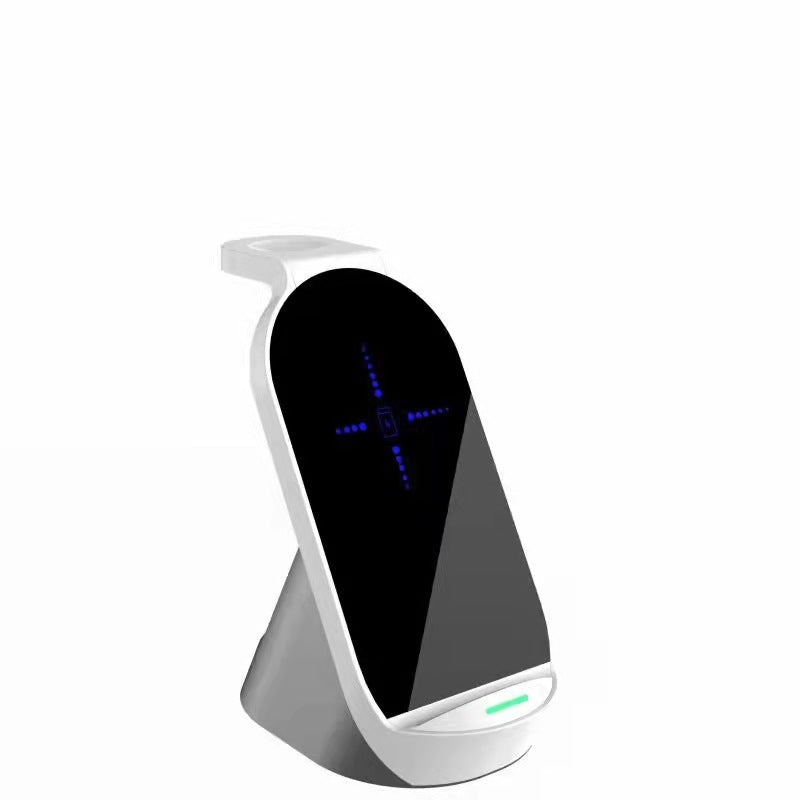 3-In-1 Wireless Charger For Apple Mobile Phone Watch Headset Vertical Wireless Charging Three-In-One Fast Charge