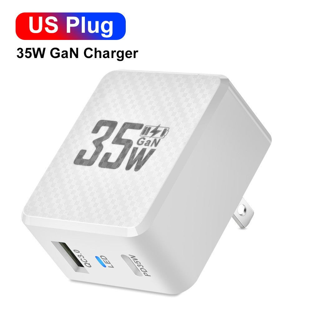 Gallium Nitride GaN35W Fast Charging Head QC3.0 Charger