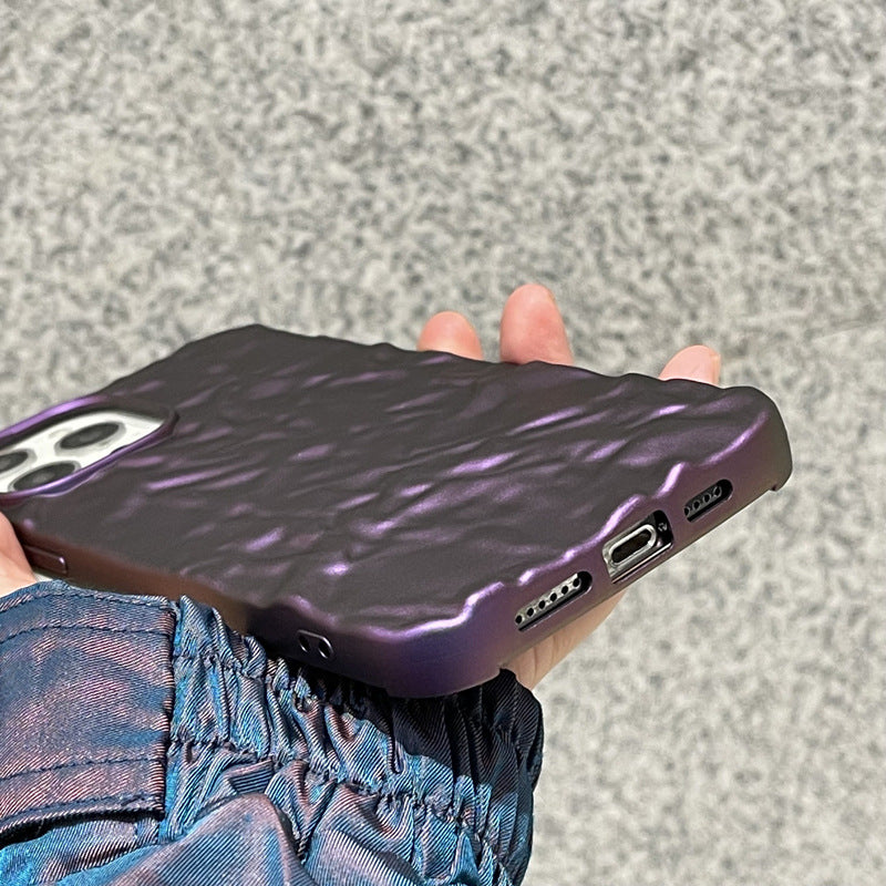 Coque motif origami métallisé pour iPhone et Huawei