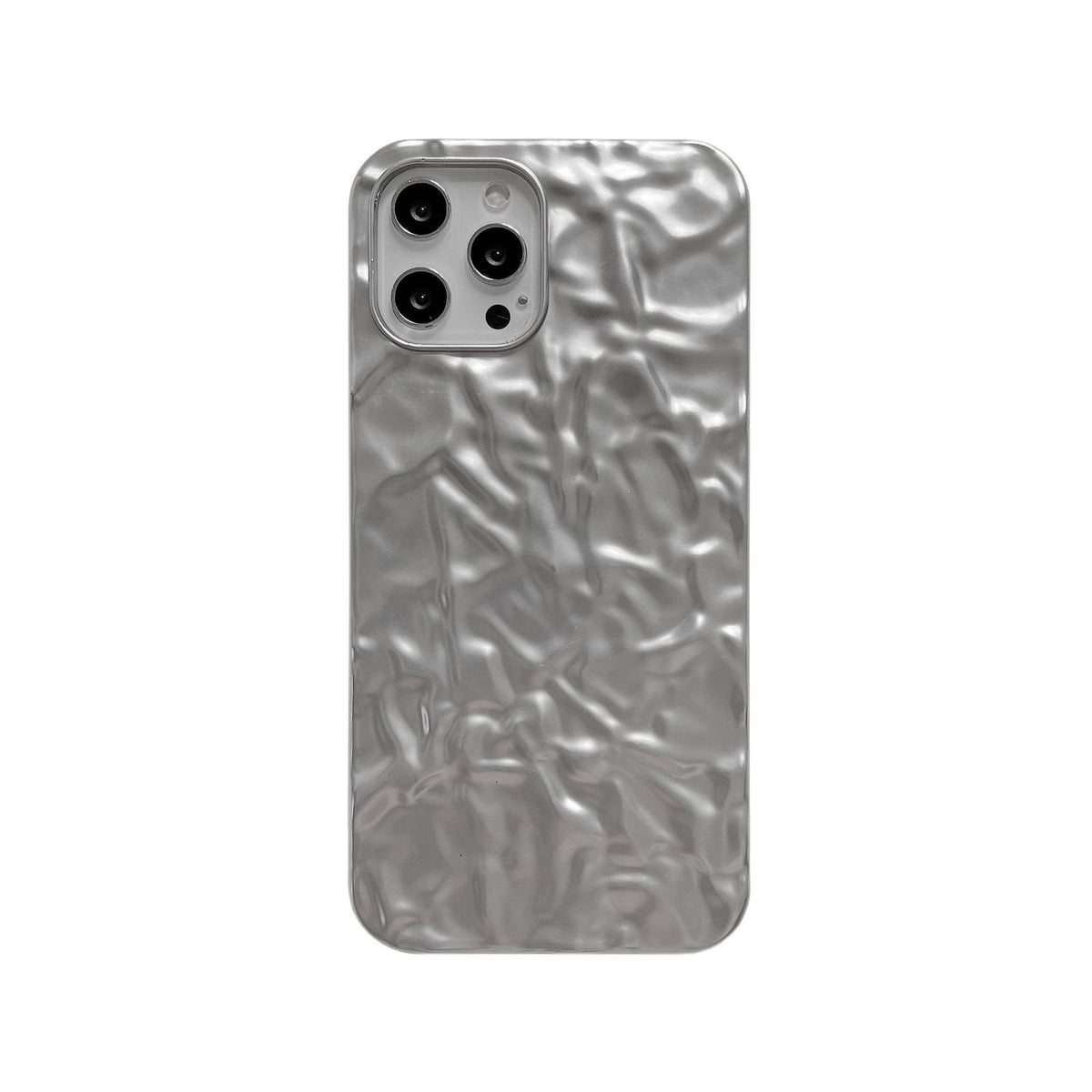 Coque motif origami métallisé pour iPhone et Huawei