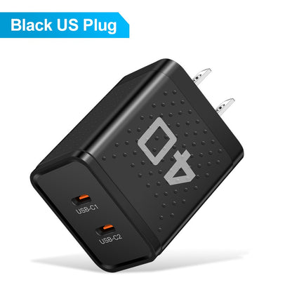 Charging Head Travel Charging Head Dual PD Fast Charging Phone Charger