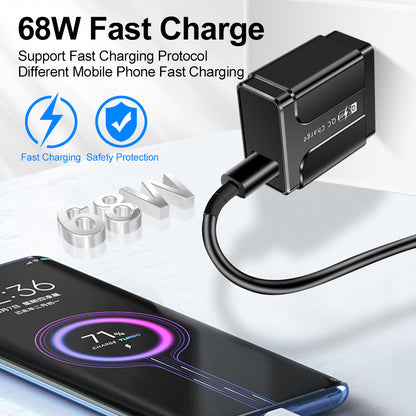 Chargeur secteur pour téléphone, prises EU, US ou UK