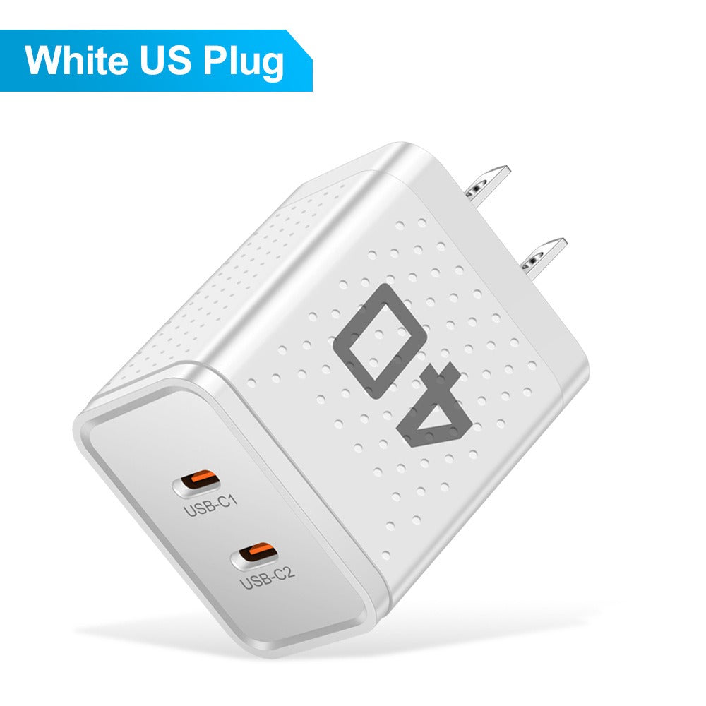 Charging Head Travel Charging Head Dual PD Fast Charging Phone Charger