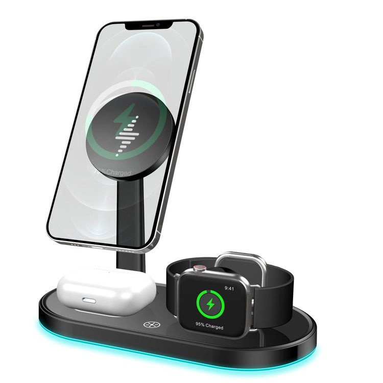 Magsafe 3 In 1 Wireless Charger For Apple iPhone 12 Mobile Phone Wireless Charging Magnetic Suction Wireless Charger