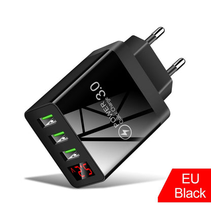 Chargeur mural 3 USB avec affichage numérique, 3,1 A