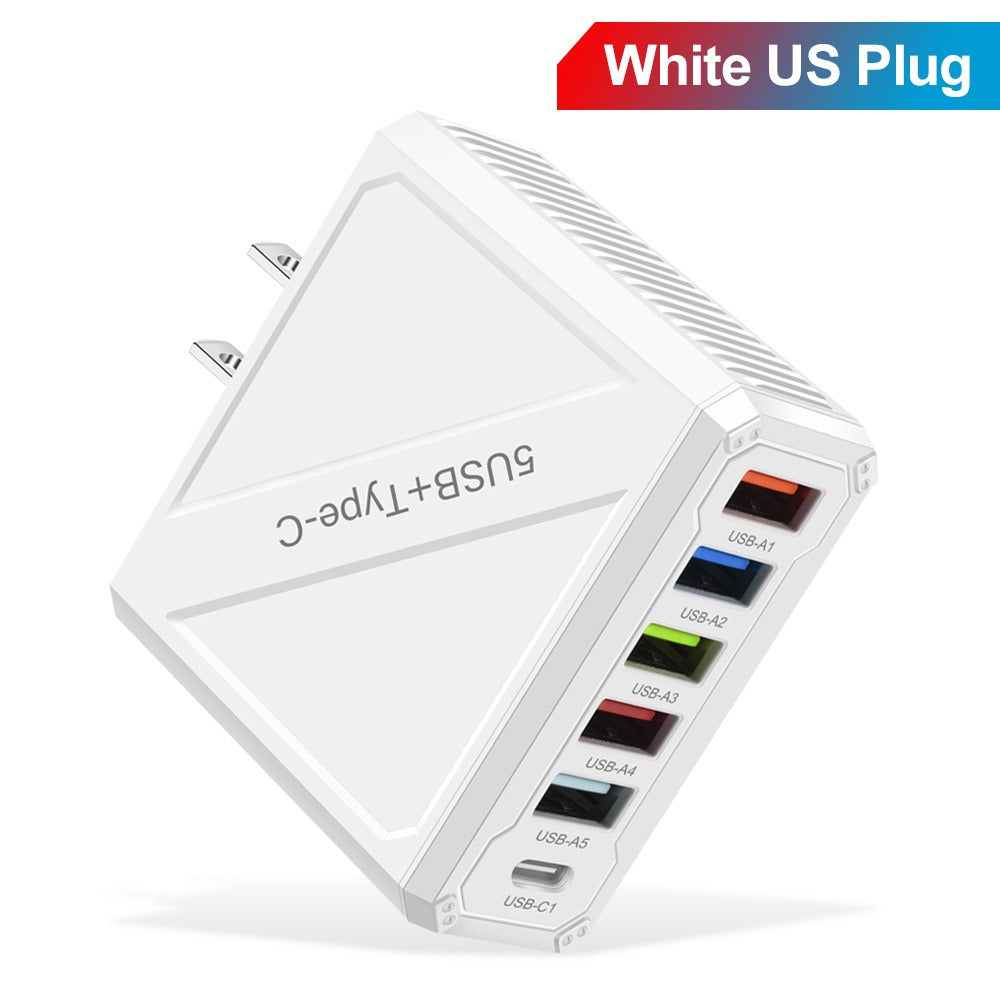 5USB Charger mobile phone charger charging head