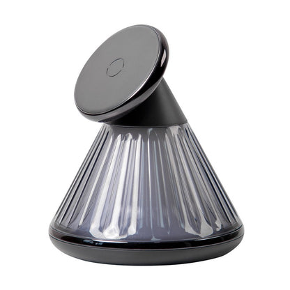 Conical adjustable magnetic wireless charger with night light suitable for iPhone 15W wireless charging bracket