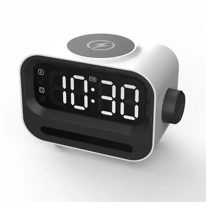 Réveil enceinte Bluetooth avec chargeur sans fil 15 W