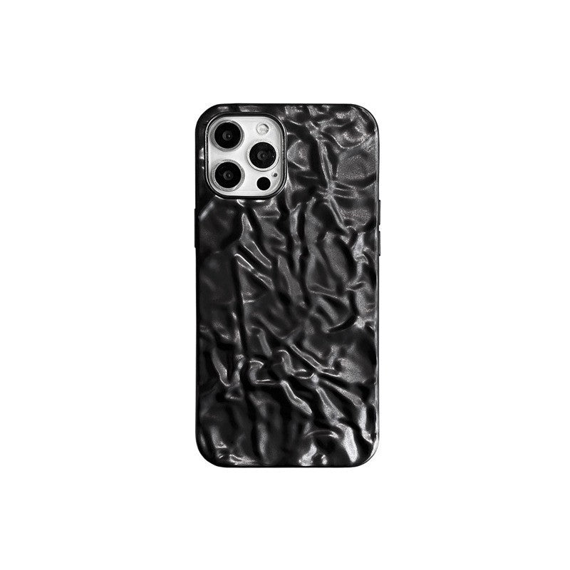 Coque motif origami métallisé pour iPhone et Huawei