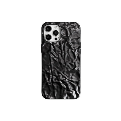 Coque motif origami métallisé pour iPhone et Huawei