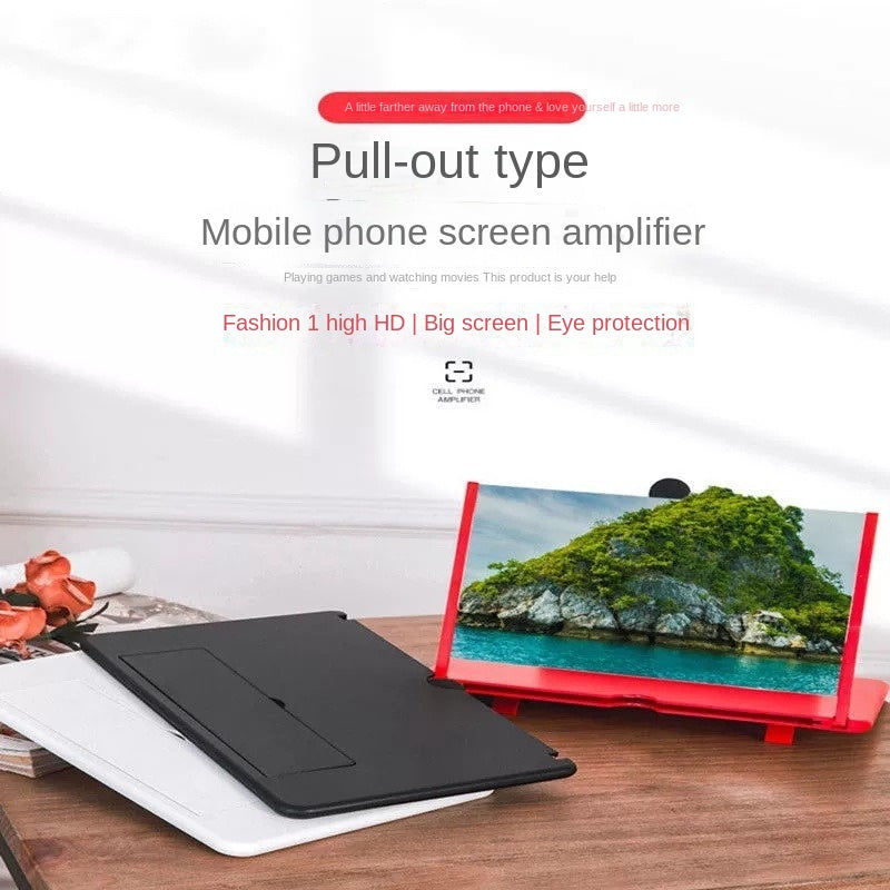 Loupe écran téléphone 10 pouces avec support extensible